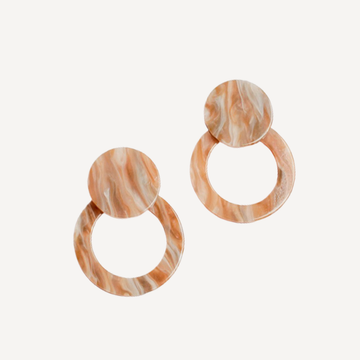 Round earrings
