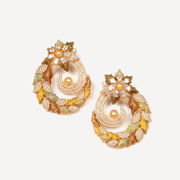 Gold earrings